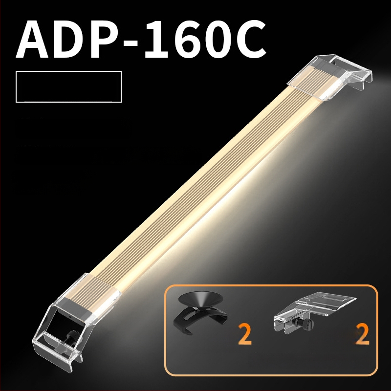 LED svetlo do akvária pre vodné rastliny, hliníkové zliatinové puzdro, nastaviteľná jas, model LDP, 0.5 kg