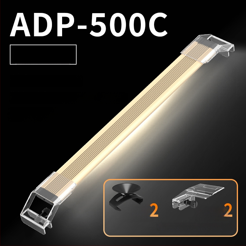 LED svetlo do akvária pre vodné rastliny, hliníkové zliatinové puzdro, nastaviteľná jas, model LDP, 0.5 kg