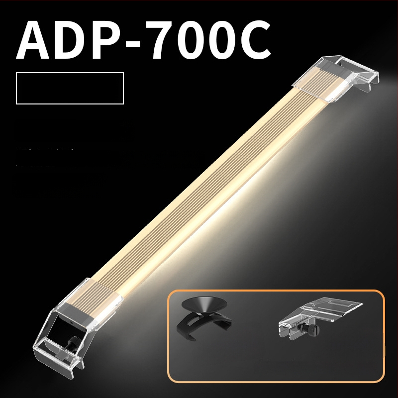 LED svetlo do akvária pre vodné rastliny, hliníkové zliatinové puzdro, nastaviteľná jas, model LDP, 0.5 kg