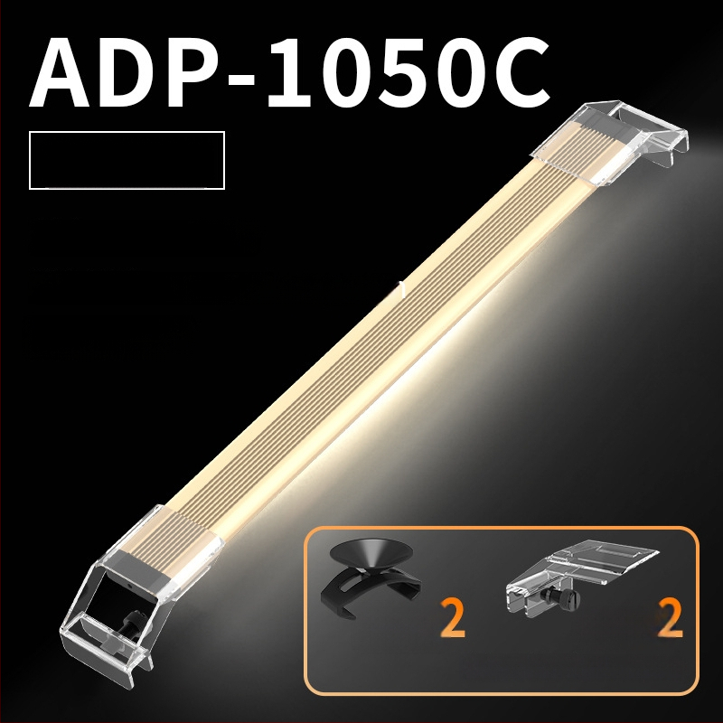 LED svetlo do akvária pre vodné rastliny, hliníkové zliatinové puzdro, nastaviteľná jas, model LDP, 0.5 kg