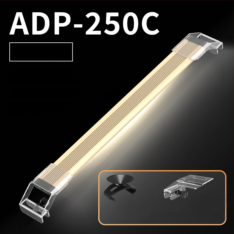 LED svetlo do akvária pre vodné rastliny, hliníkové zliatinové puzdro, nastaviteľná jas, model LDP, 0.5 kg