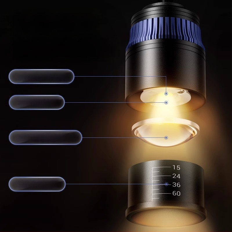 Akvarijná LED klip lampka s nastaviteľným zaostrením (Značka: yee; Výkon: 3W-50W; Hmotnosť: 600g; Materiál: PC s odolnosťou voči plameňom; Funkcia: Osvetlenie)