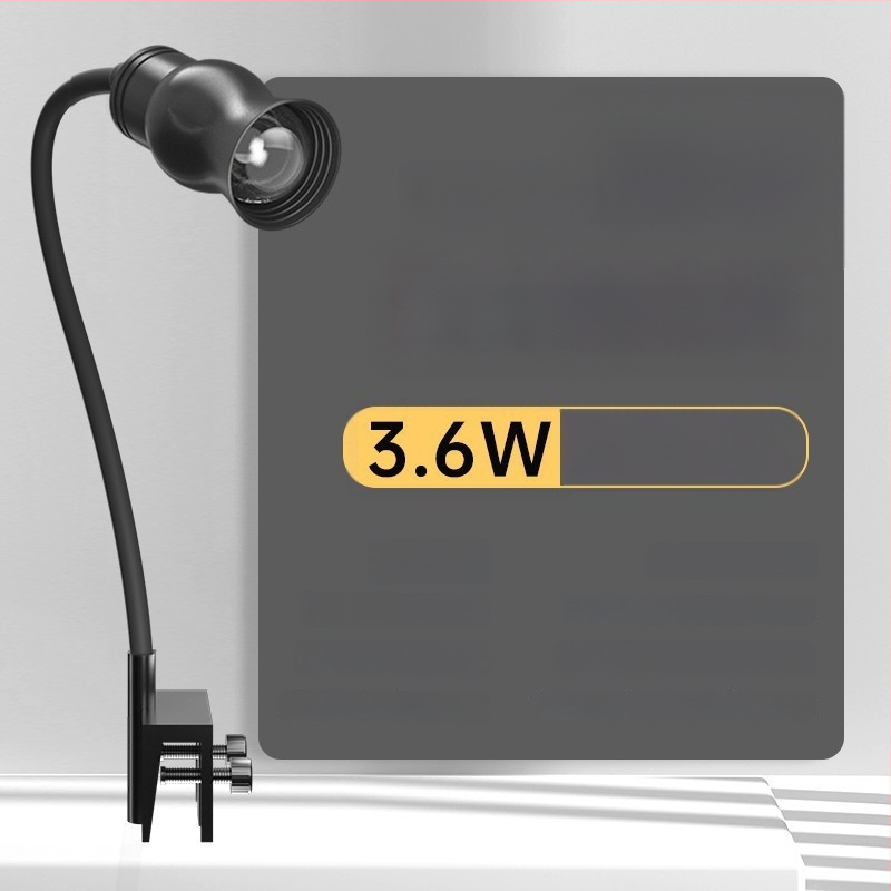 Akvarijná LED klip lampka s nastaviteľným zaostrením (Značka: yee; Výkon: 3W-50W; Hmotnosť: 600g; Materiál: PC s odolnosťou voči plameňom; Funkcia: Osvetlenie)