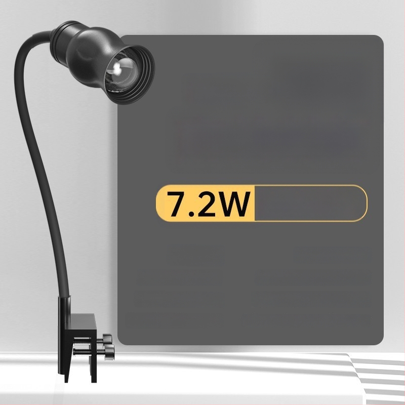 Akvarijná LED klip lampka s nastaviteľným zaostrením (Značka: yee; Výkon: 3W-50W; Hmotnosť: 600g; Materiál: PC s odolnosťou voči plameňom; Funkcia: Osvetlenie)