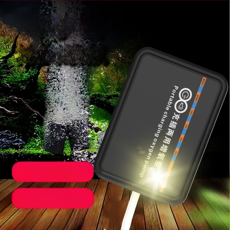 USB prenosná oxigénová pumpa s LED osvetlením pre rybolov (Nie je dovážaná · Iný región · Cezhraničný export: Áno)