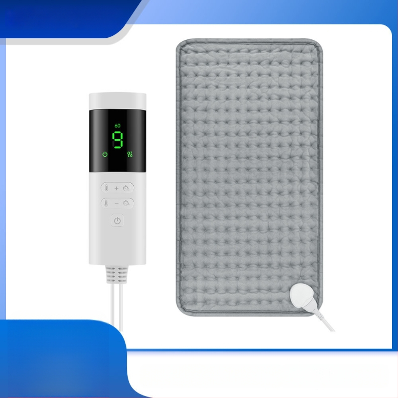 MW-001 Daudzfunkcionāls apkures spilventiņš, 9 temperatūras līmeņi, 12 stundu taimeris, 75W, 110V, Crystal Super Soft audums