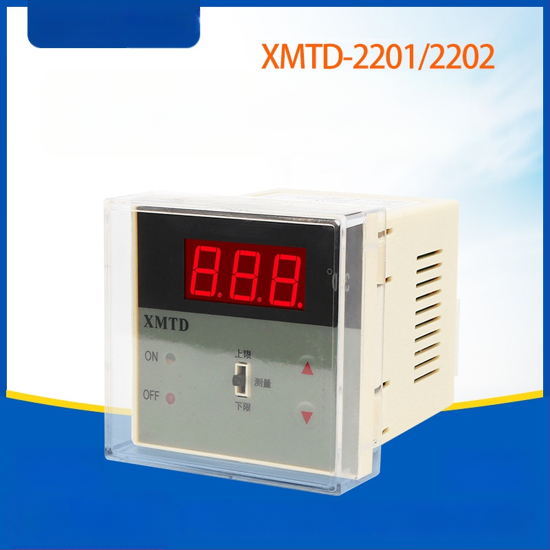 Duálny digitálny regulátor teploty s displejom (XMTD2201/2202; pevná montáž; 220V)