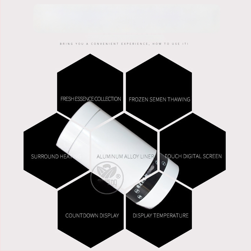 Pastāvīgas temperatūras spermas savākšanas kauss cūkām, liellopiem un aitām — Xinbaijia zīmols, lopkopība un akvakultūra