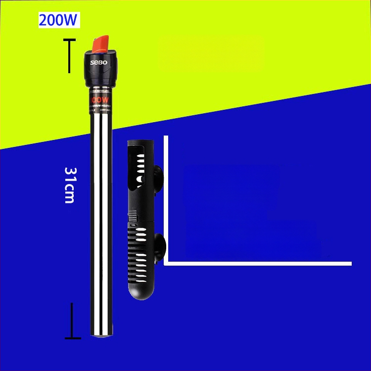 Songbao nerezová oceľová vykurovacia tyč pre akvárium, 400 g, model SB, automatická regulácia teploty