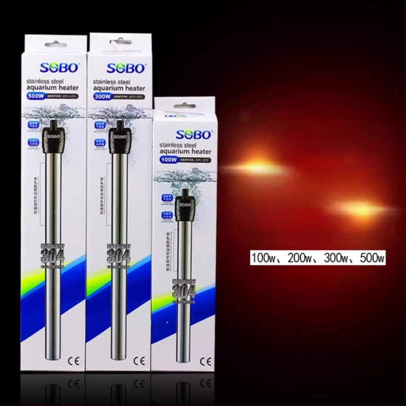 Songbao nerezová oceľová vykurovacia tyč pre akvárium, 400 g, model SB, automatická regulácia teploty