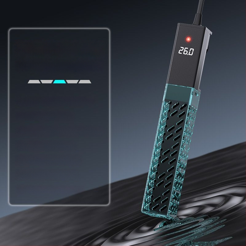 Keramická vykurovacia tyč do akvária s premenlivou frekvenciou, automatická regulácia teploty, presná regulácia teploty; výkon 50–500W, hmotnosť 428 g, model sz2025071503