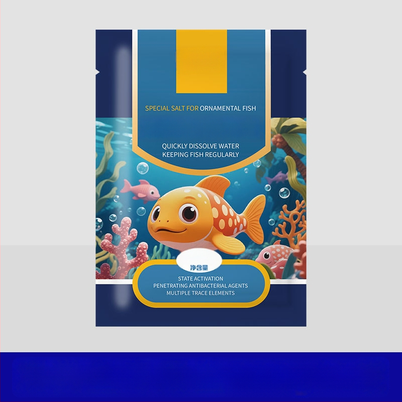 Sterilizačná soľ pre okrasné ryby v akváriu — čistenie vody, morská soľ, minerálna soľ pre chov koi