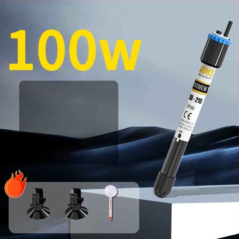 Ohrievač do akvária, trubica zo kvarcového skla, séria JRB, značka Jialu, výkon 50–500 W