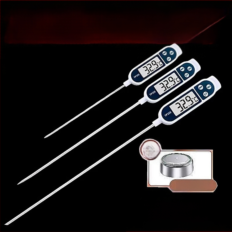 Teplomer na potraviny s sondou – vysoká presnosť, vhodný pre detské mlieko, kuchyňu, teplotu oleja a vody