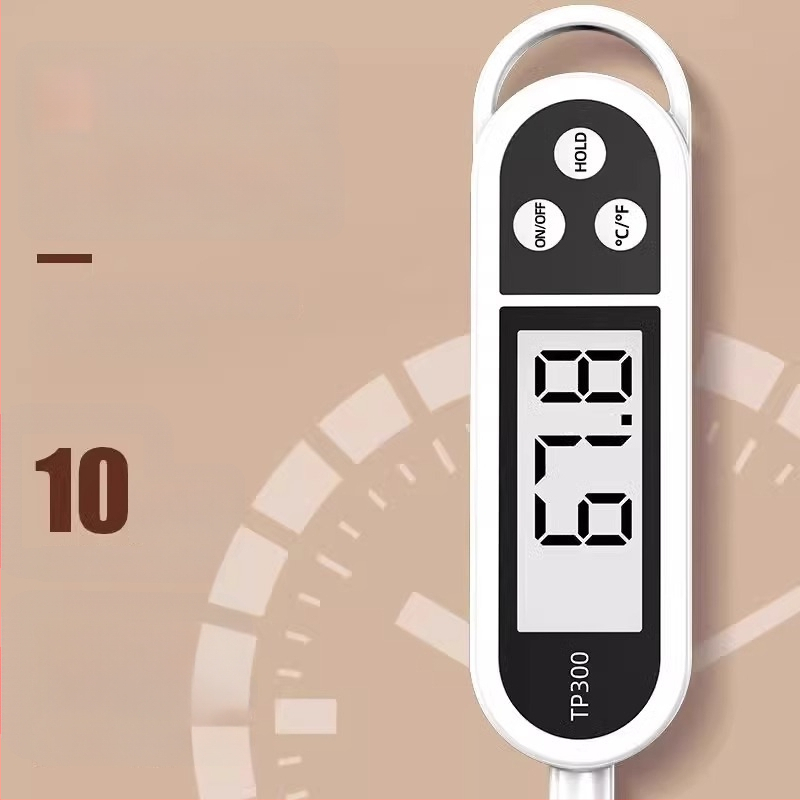 Teplomer na potraviny s sondou – vysoká presnosť, vhodný pre detské mlieko, kuchyňu, teplotu oleja a vody