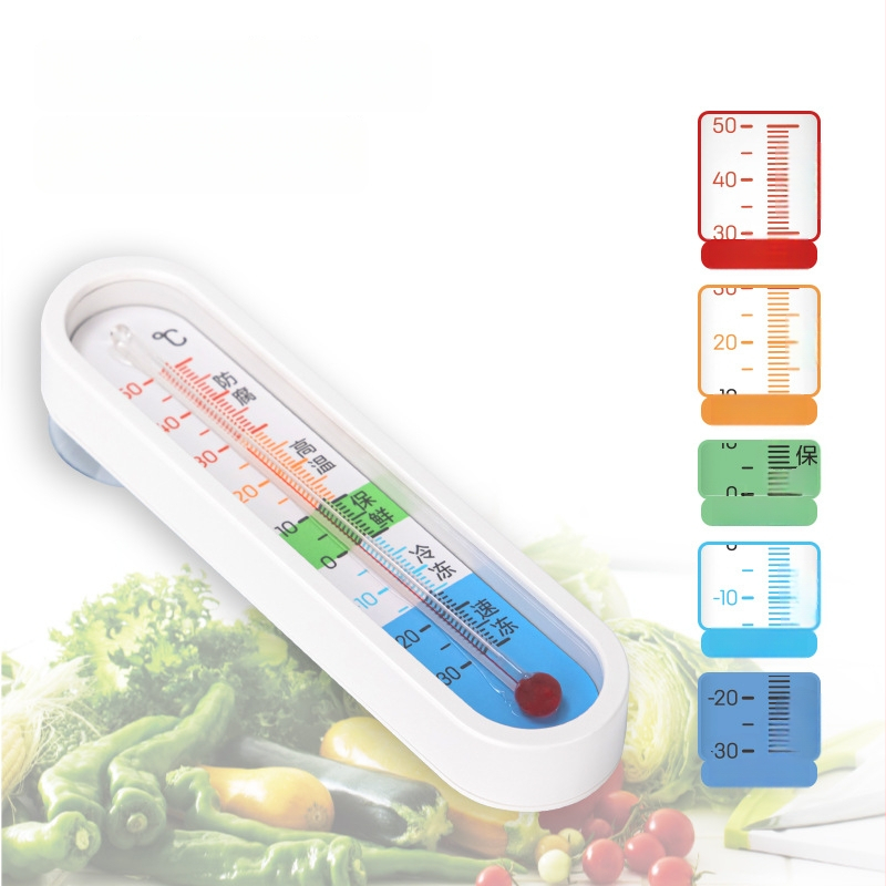 Deli vlhkomer pre chladničku/mrazničku s integrovaným teplomerom, určený pre lekárenské chladiace skladovanie a skrinky na vzorky