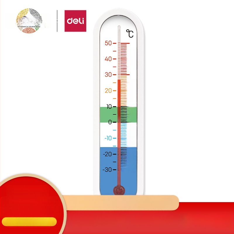 Deli vlhkomer pre chladničku/mrazničku s integrovaným teplomerom, určený pre lekárenské chladiace skladovanie a skrinky na vzorky
