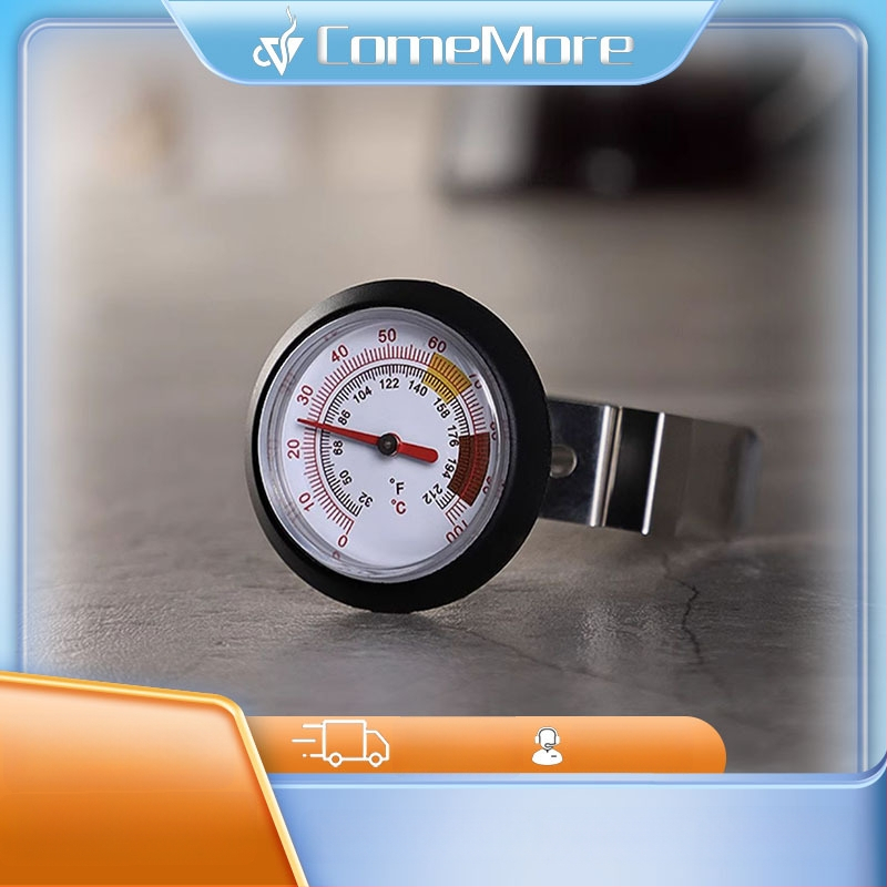 ComeMore potravinový teploměr z nerezovej ocele na mlieko, kávu a vodu – úprava výroby, licencovaná súkromná značka, 300 kusov v balení