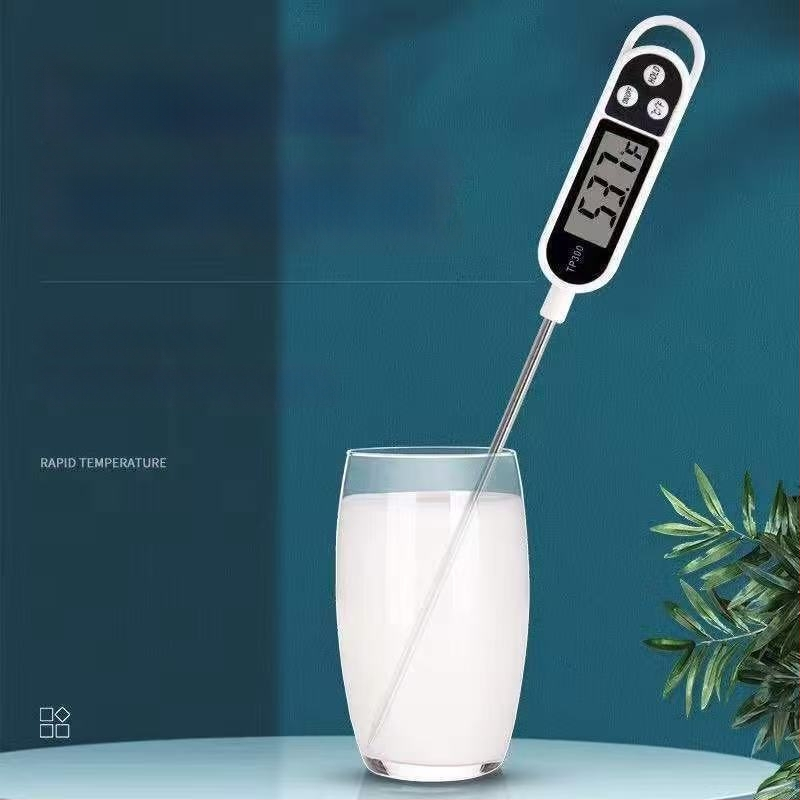 Kairun TP300 Digitálny kuchynský teplomer s sondou — vysoká presnosť, pre dojčenské mlieko, vodu, olej a jedlo