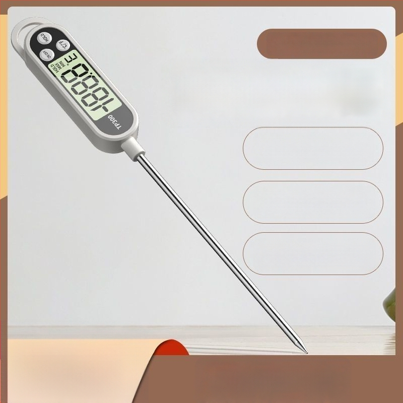 TP300 Sonda typu kuchynský teplomer s digitálnym displejom pre teplotu potravín a oleja