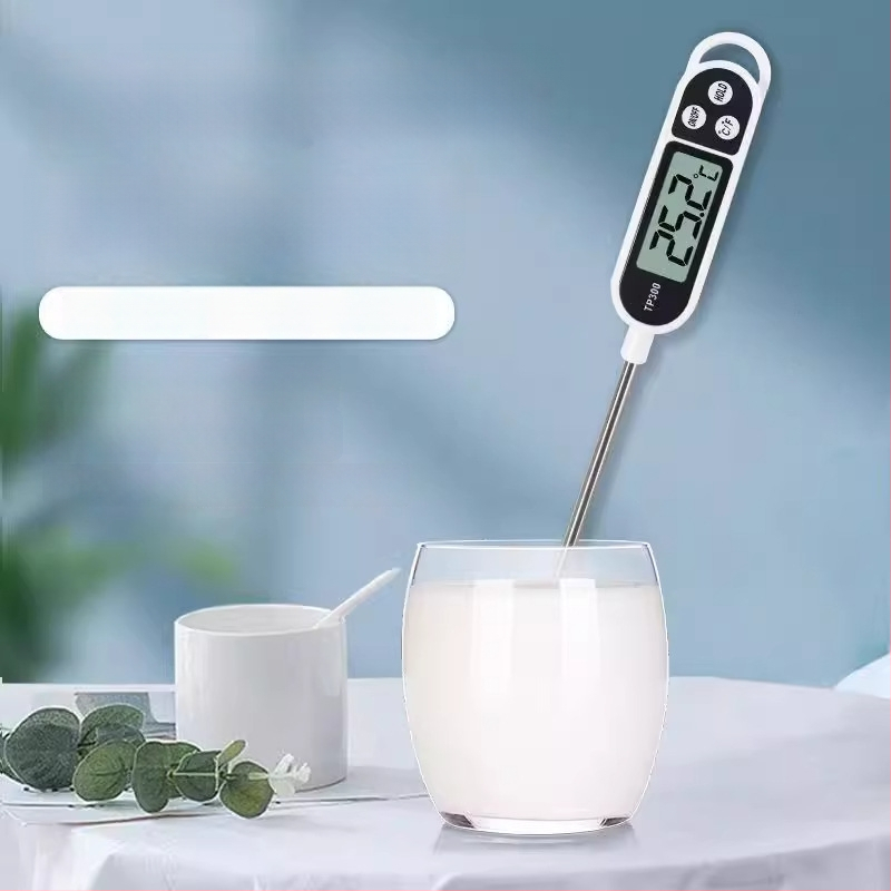 TP300 Sonda typu kuchynský teplomer s digitálnym displejom pre teplotu potravín a oleja