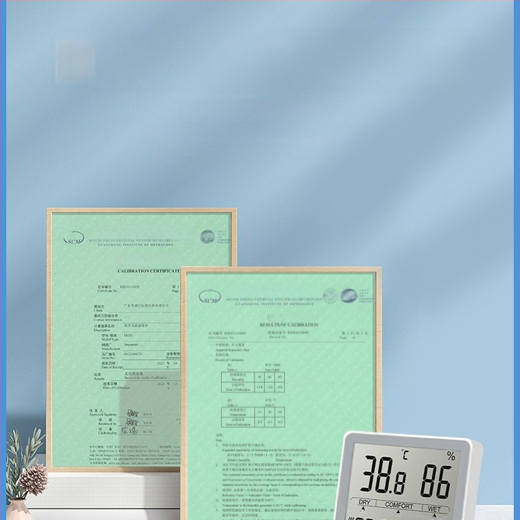 JR311 Teplota a vlhkosť – Digitálny displej, 1,5V tlačidlová batéria, Monitorovanie domáceho prostredia