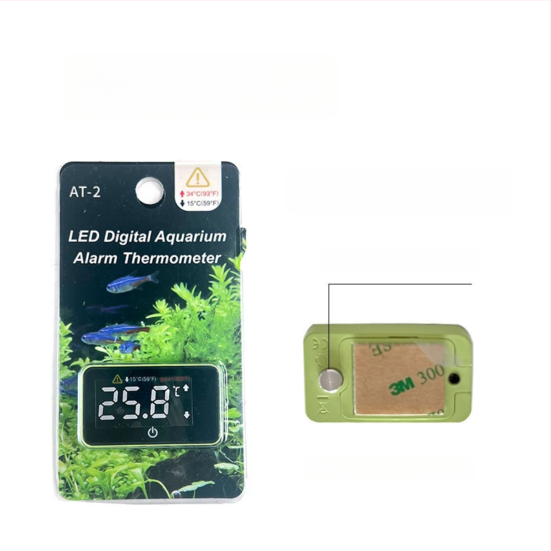KT-902 Induktívny elektronický teplomer do akvária s dvojitým zobrazením