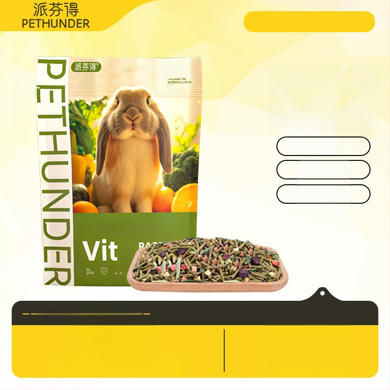 Pinfend suché krmivo pre zajce a morčatá – 500 g, všeobecné použitie, krabica 100, kód produktu Pfd52, krmivo pre domácich miláčikov