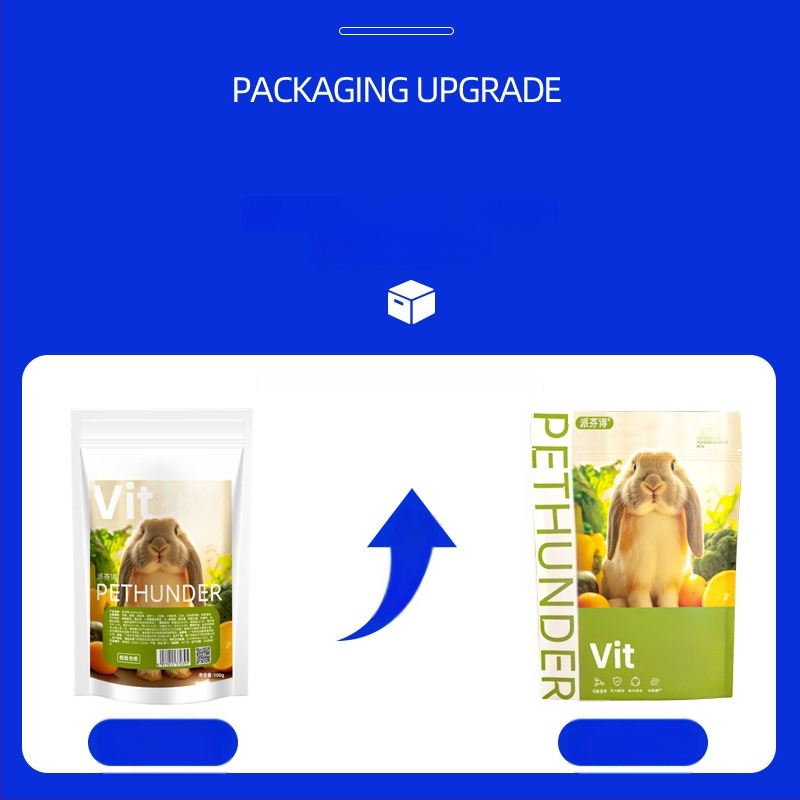 Pinfend suché krmivo pre zajce a morčatá – 500 g, všeobecné použitie, krabica 100, kód produktu Pfd52, krmivo pre domácich miláčikov
