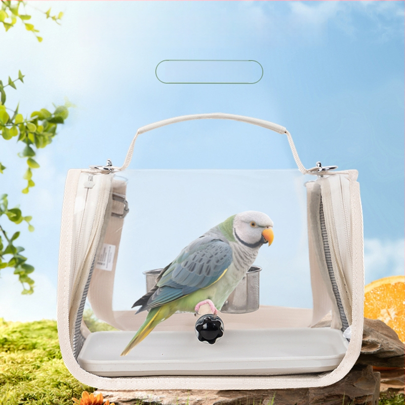 YBtoopet lindude kandekott – kaasaskantav välistingimustesse, Oxford PU materjal, põgenemiskindel disain, ühekihiline, maht kuni 4 kg, lisatarvikud kaasas