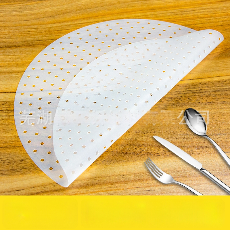 Silikónová podložka na varenie ryže, proti pripáleniu, kruhová, jednofarebná