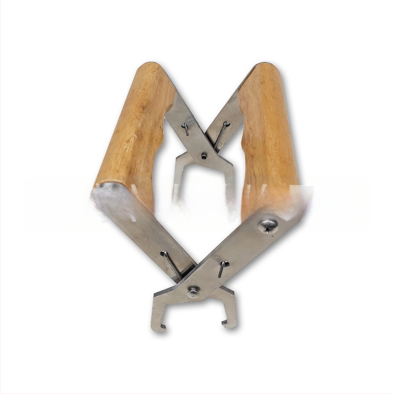 Méhészkedéshez használt keretklipsz fából készült nyéllel – Modell FG-4, Ji Hong, új