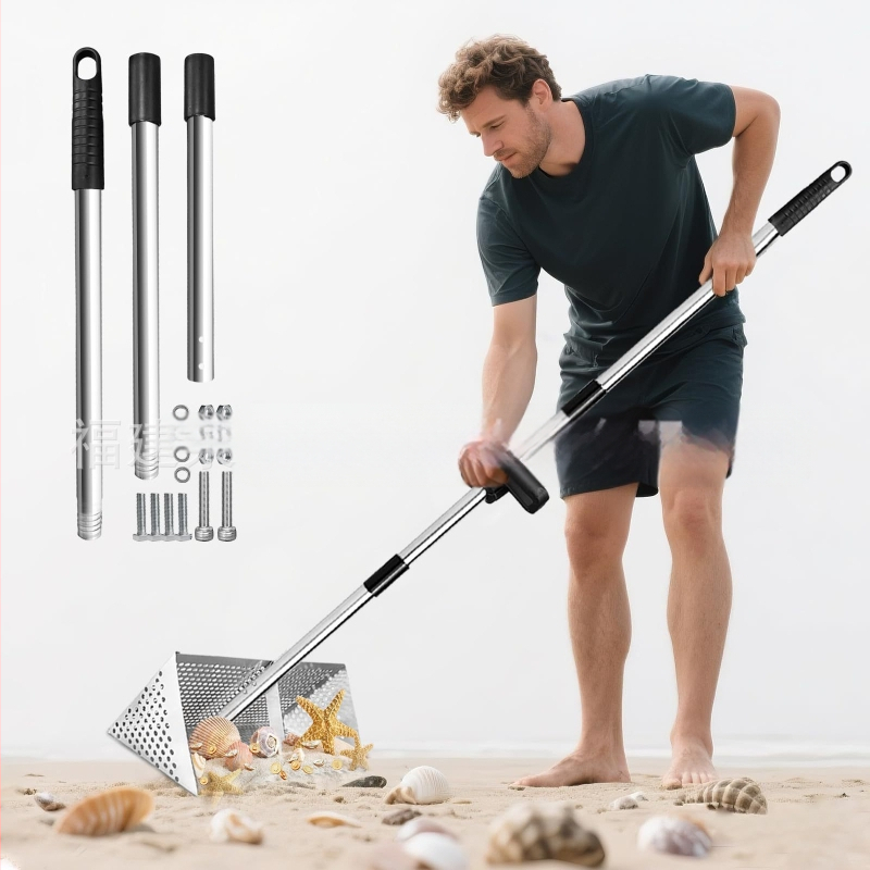 Dex kovová naberačka – Univerzálny čistiaci nástroj pre kurací výbeh, mačací piesok, plážový piesok a hospodárske exkrementy