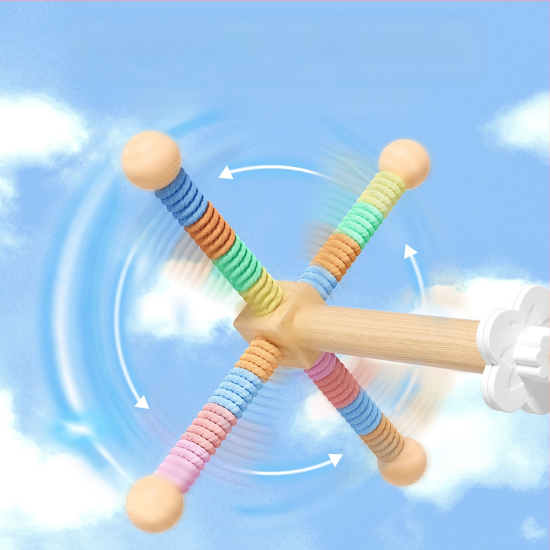 Drevený stojan na hračky pre papagaja, model QW10310, príslušenstvo k klietke, univerzálne, bez koliesok