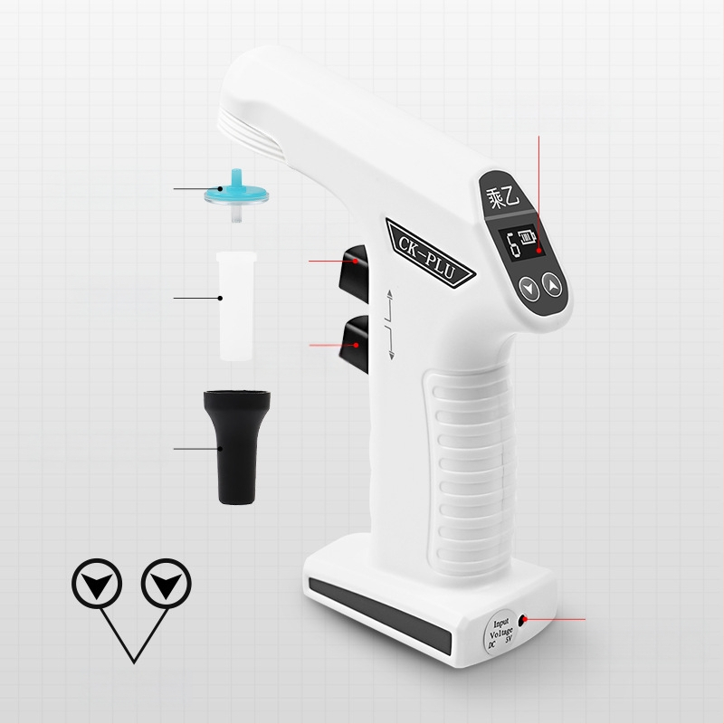 CK-PLU Elektrická pipeta – veľká kapacita, automatické nasávanie, nastaviteľná pipeta, hmotnosť 185 g