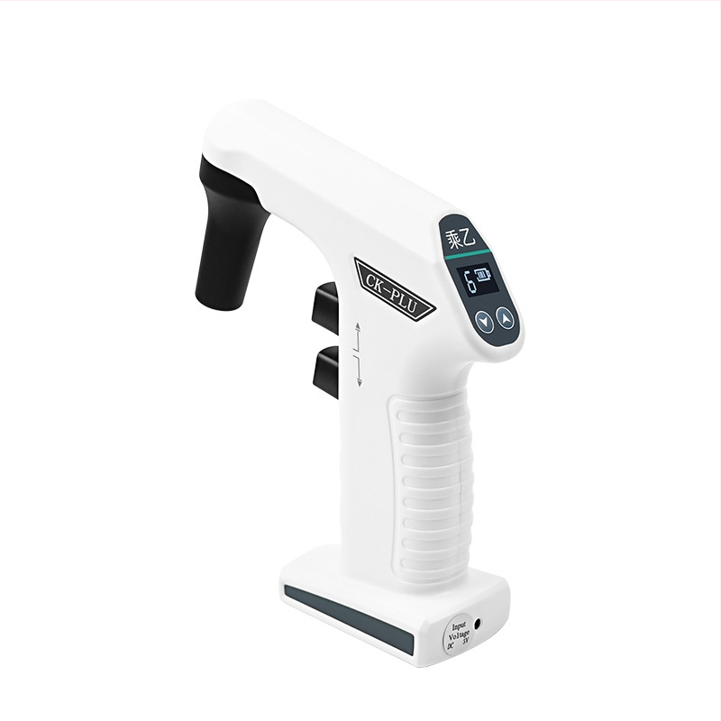 CK-PLU Elektrická pipeta – veľká kapacita, automatické nasávanie, nastaviteľná pipeta, hmotnosť 185 g
