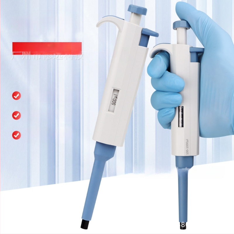 Pipeta s jedným kanálom, nastaviteľná, model YY11-YY31, hmotnosť 0,2 g