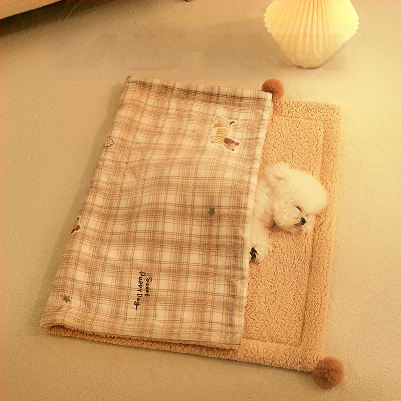 Deka pre psa - jesennej a zimnej doby teplá flís, materiál: textil, značka Chong Chong Ai Sleeping, kód výrobku a25219, cezhraničný export