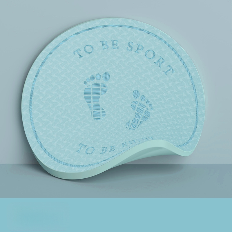 Bezdrôtová podložka na skákanie – tlmenie otrasov a zvuková izolácia, joga podložka, materiál TPE, hmotnosť 1200 g, hrúbka 20 mm, pruhovaný vzor