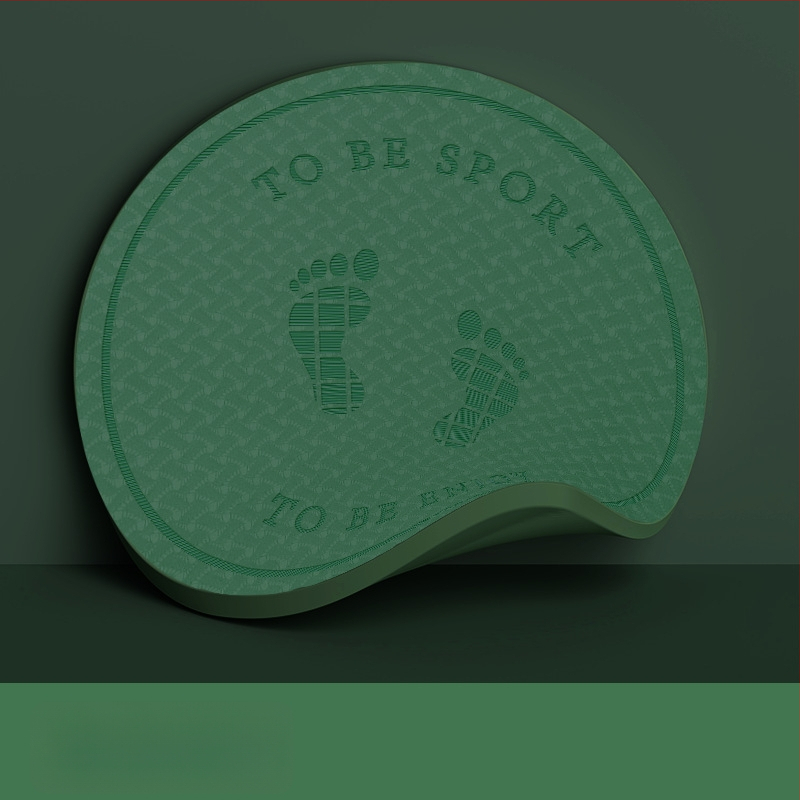 Bezdrôtová podložka na skákanie – tlmenie otrasov a zvuková izolácia, joga podložka, materiál TPE, hmotnosť 1200 g, hrúbka 20 mm, pruhovaný vzor