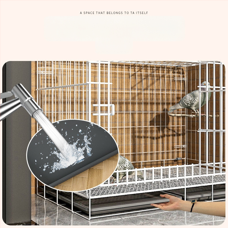 Klietka na holuby – zosilnená kovová konštrukcia pre chov a párenie; Materiál: nízkouhlíková oceľová drôt; Pre vtáky