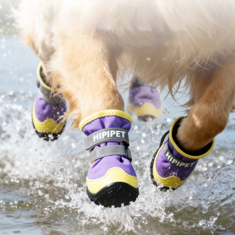 Kõrge ülaosaga hingavad koerte kingad, PU materjalist, soojad ja kulumiskindlad, igapäevane stiil