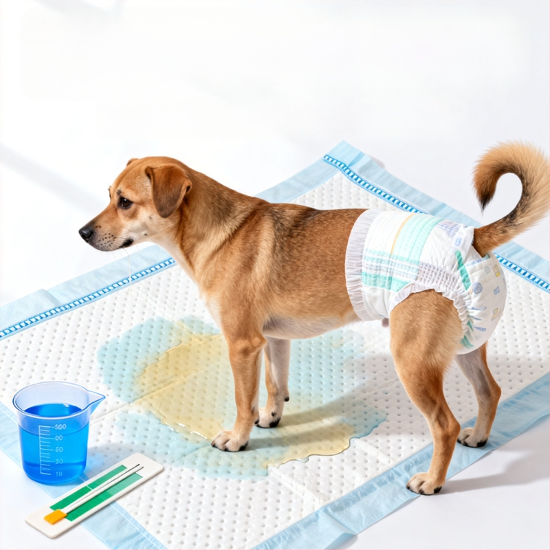 Fyziologické nohavičky pre šteniatka a malé psy – kreslený štýl, Cat Rong, Materiál: dovážaná vláknina / polymér, Univerzálne použitie, Model 001