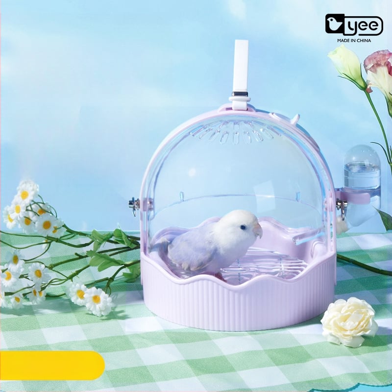 Vonkajší kliet pre papagáje s dýchajúcim materiálom a veľkým vnútorným priestorom – prenosná klietka na vtáky, Yee, pôvod Šandong