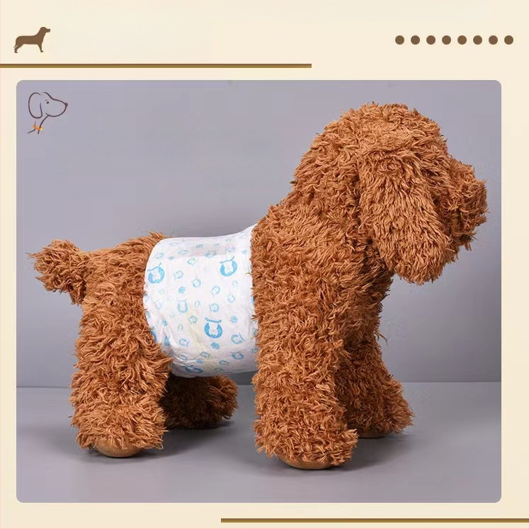 Klingbell Nohavice na obdobie pre domáce zvieratá, zosilnené, vysoká absorpcia, proti úniku, jednorazové, kód A3; Materiály: netkané textílie, drevná pulpа, PE fólia, absorpčný polymér