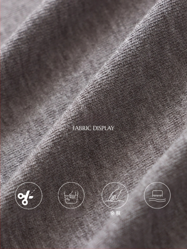 Tričko – Polovysoký golier, Dlhé rukávy, Patchwork, Viskóza, Jednobarevné