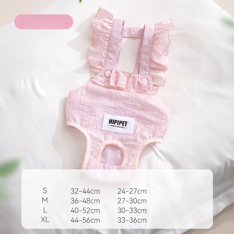 Psie menštruačné nohavice - pruhovaný žakard, štýl Princess, značka Sour bear