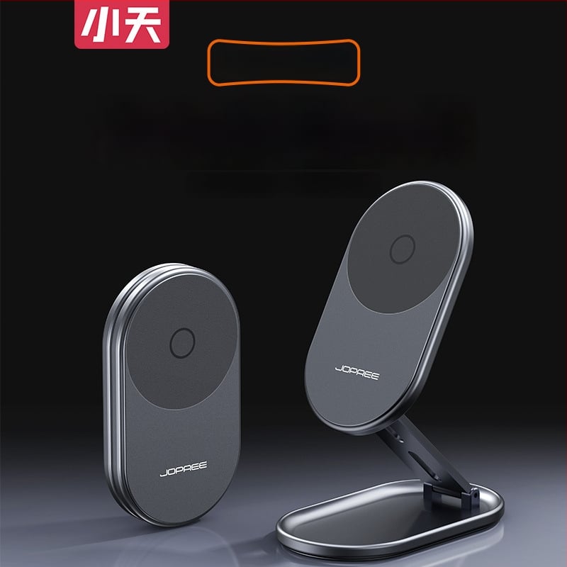 Stolný držiak na telefón s magnetickým skladaním, prenosný, proti otrasom (zliatina)