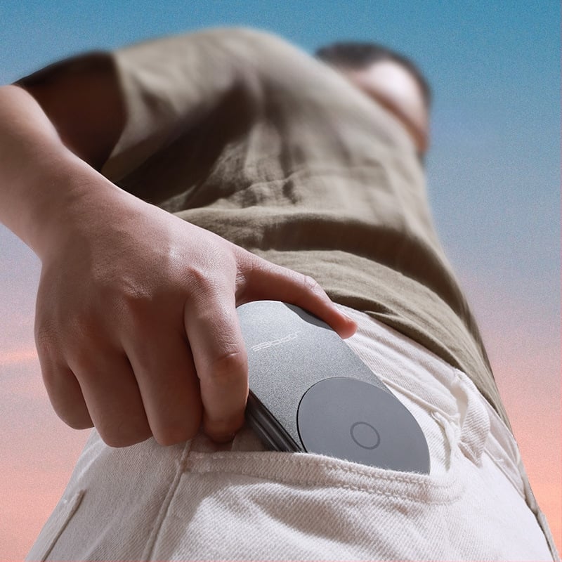 Stolný držiak na telefón s magnetickým skladaním, prenosný, proti otrasom (zliatina)