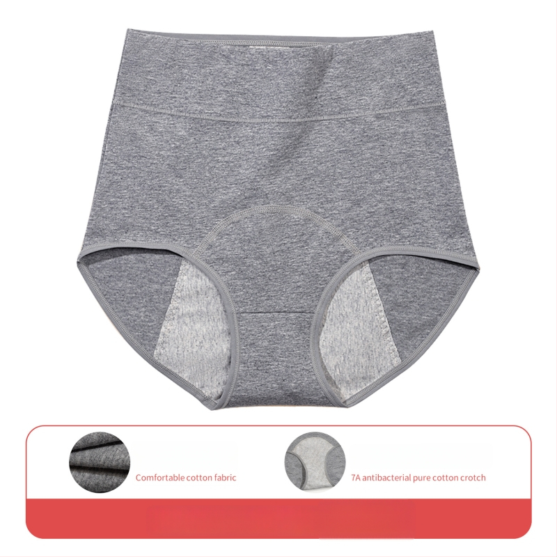 Dámske spodné nohavičky z 92% bavlny – hlavný materiál 92% bavlna, rozkrok 100% bavlna, vysoký pás, ochrana proti úniku počas menštruácie